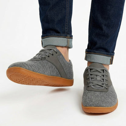 Baskets homme knit barefoot minimalistes larges zero drop printemps