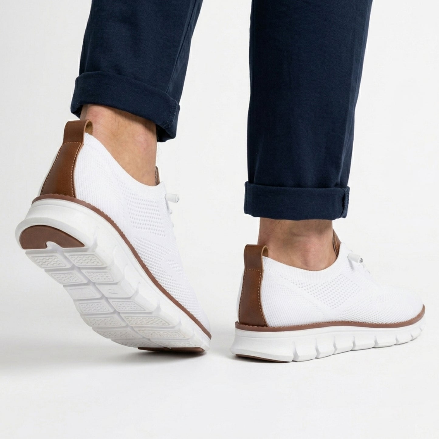 Baskets homme knit respirantes marche printemps été