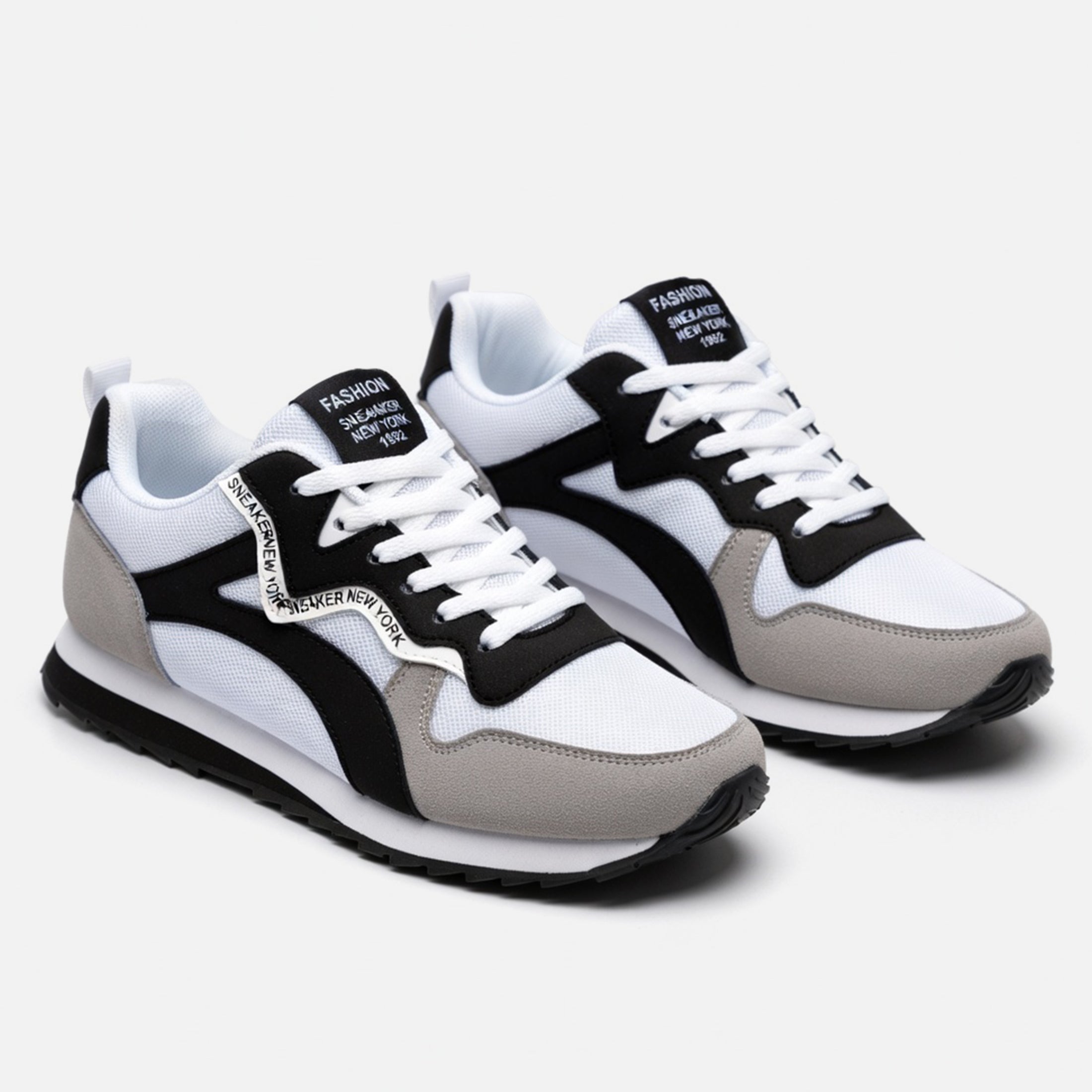 Baskets femme cuir vintage printemps été chaussures sport lacets semelle souple