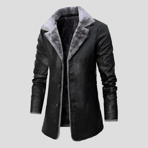 Veste D’Hiver En Cuir Pour Homme | Tendance