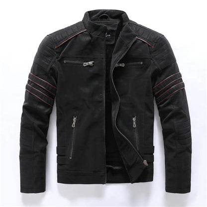 Sacha | Veste De Moto Confortable Pour Homme | Fermeture Éclair