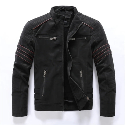 Sacha | Veste De Moto Confortable Pour Homme | Fermeture Éclair