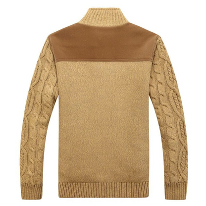 Cardigan En Maille Boutonné Pour Homme | Manches Longues