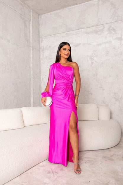 Robe De Soirée Asymétrique Pour Femme | Maxi