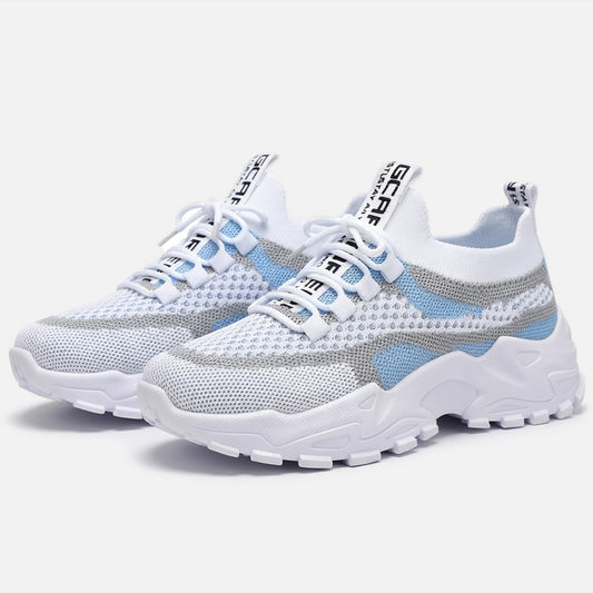 Baskets femme mesh été sneakers femme respirantes chaussures running plateforme