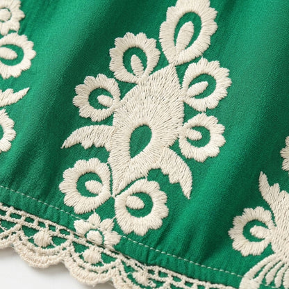 Robe trapèze femme en coton léger pour le printemps