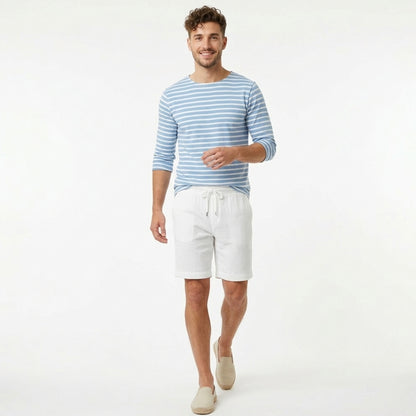 Short homme en coton léger pour été
