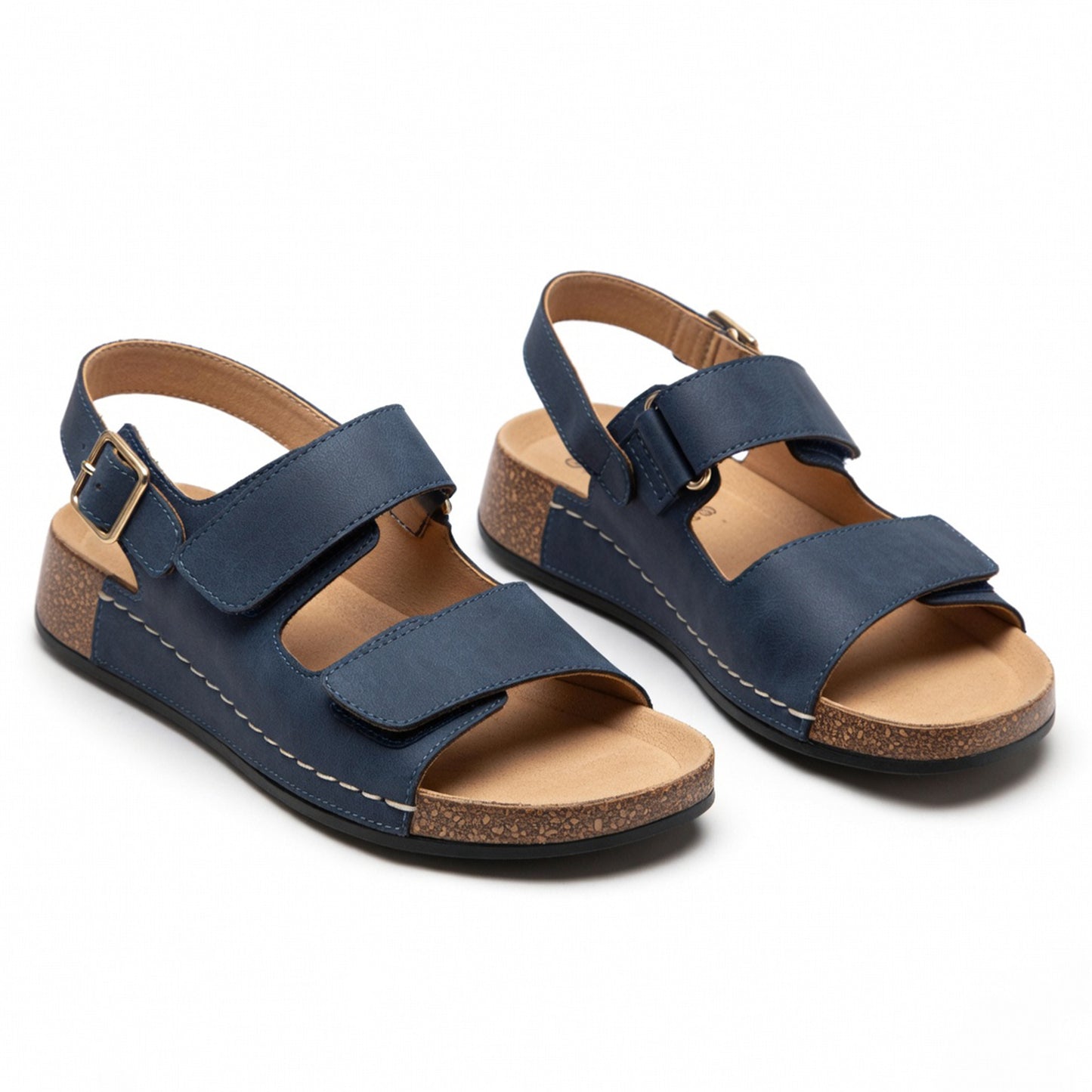 Sandales femme cuir printemps été confort semelle souple support voûte plantaire