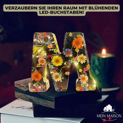 Lampe Fleur En Résine | Lettres Décoratives