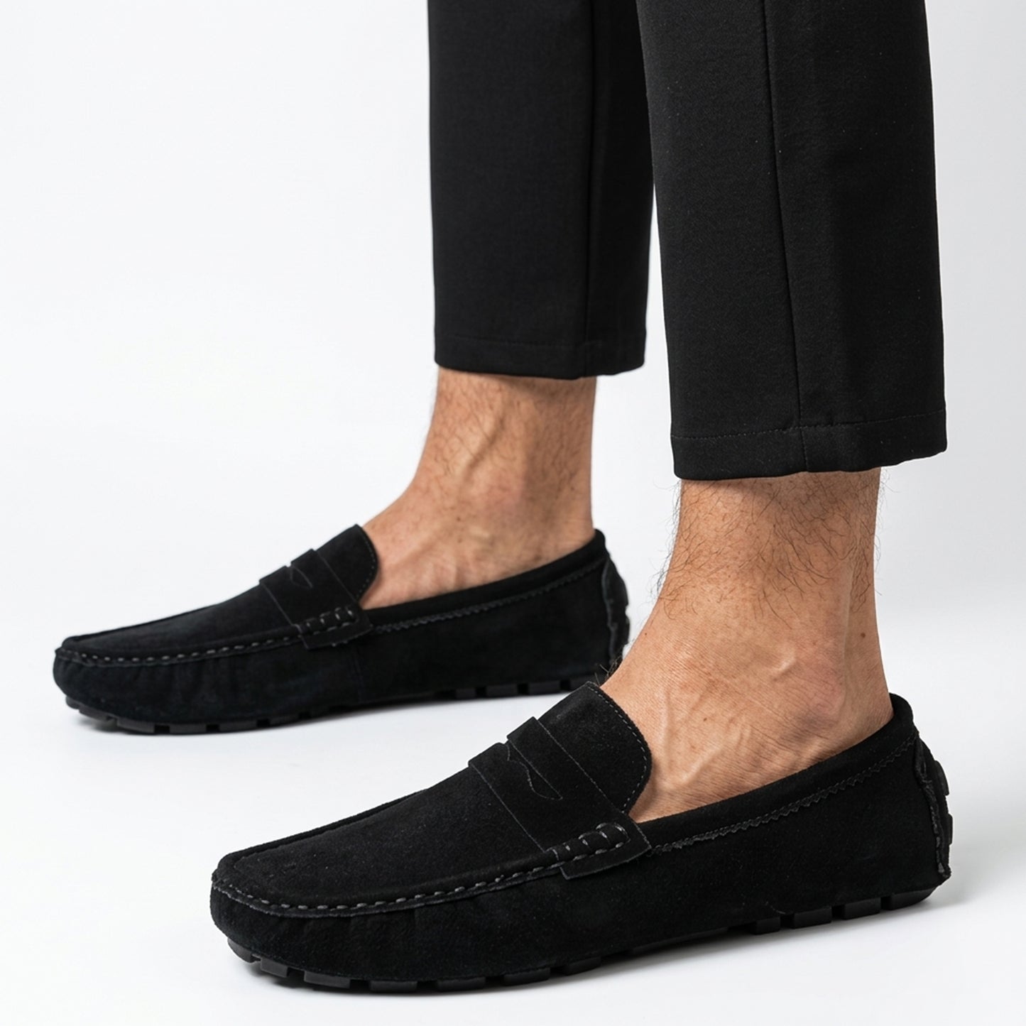 Mocassins homme cuir été mocassins homme slip-on chaussures conduite homme