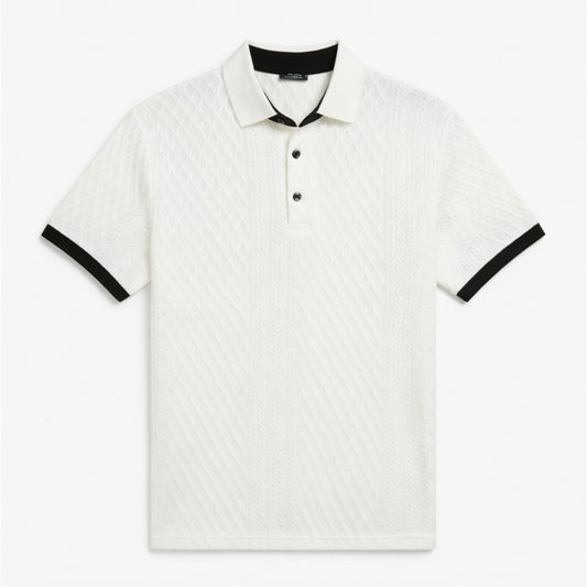 Polo homme coton été polo homme manches courtes col polo golf casual