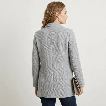Blazer femme coton été blazer ouvert manches longues léger élégant
