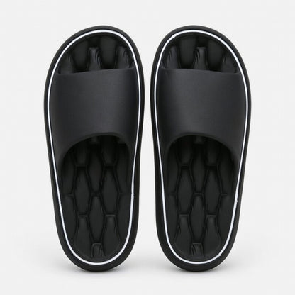 Chaussons unisex coton été chaussons maison antidérapants confort intérieur
