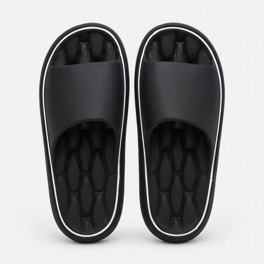 Chaussons unisex coton été chaussons maison antidérapants confort intérieur