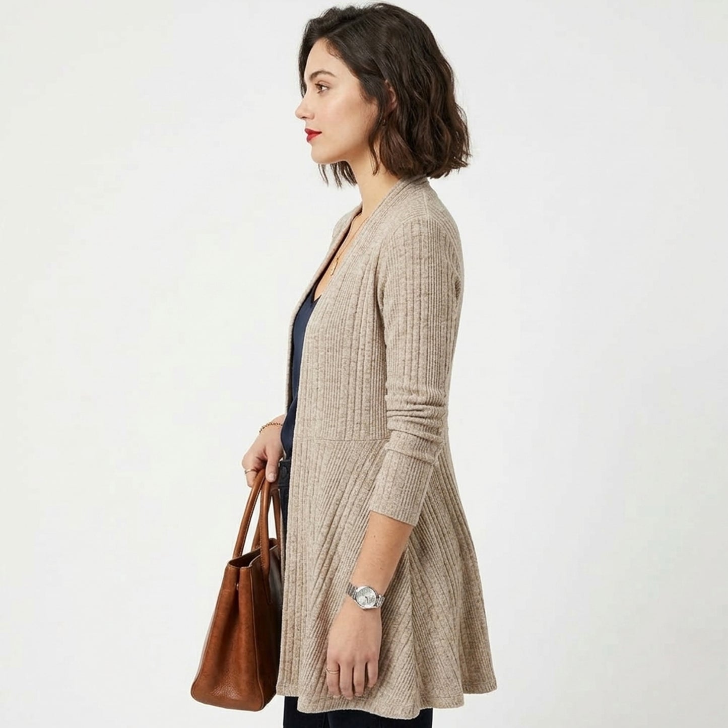 Cardigan femme coton printemps automne gilet femme tricot casual