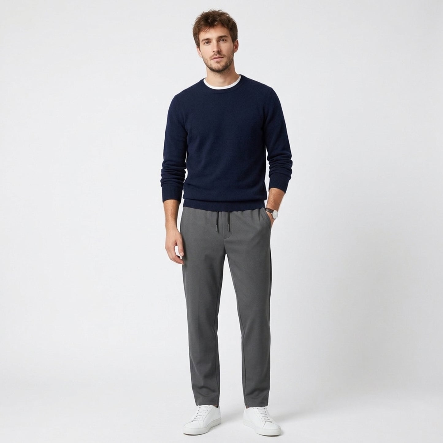 Pantalon homme fleece hiver pantalon jogging homme chaud coupe sport