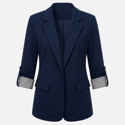 Blazer femme coton printemps automne veste blazer femme élégante