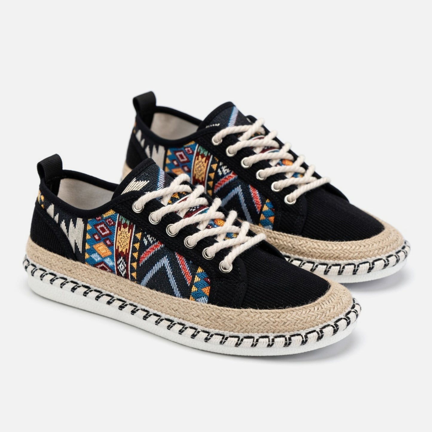 Espadrilles homme en coton style bohème respirant pour été