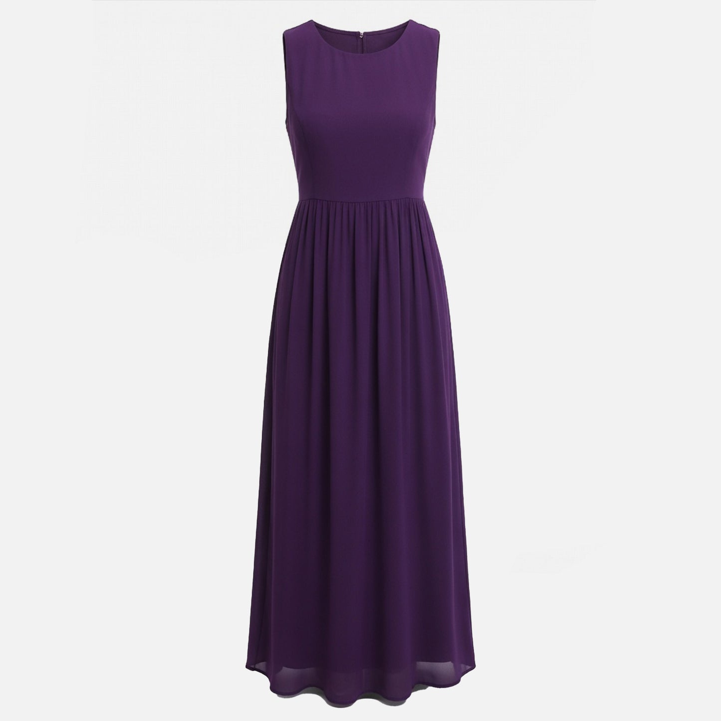 Robe femme coton été robe longue sans manches style vacances