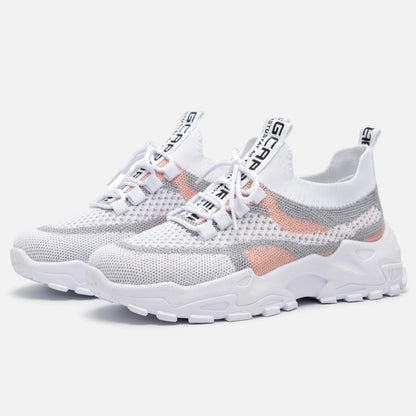 Baskets femme mesh été sneakers femme respirantes chaussures running plateforme