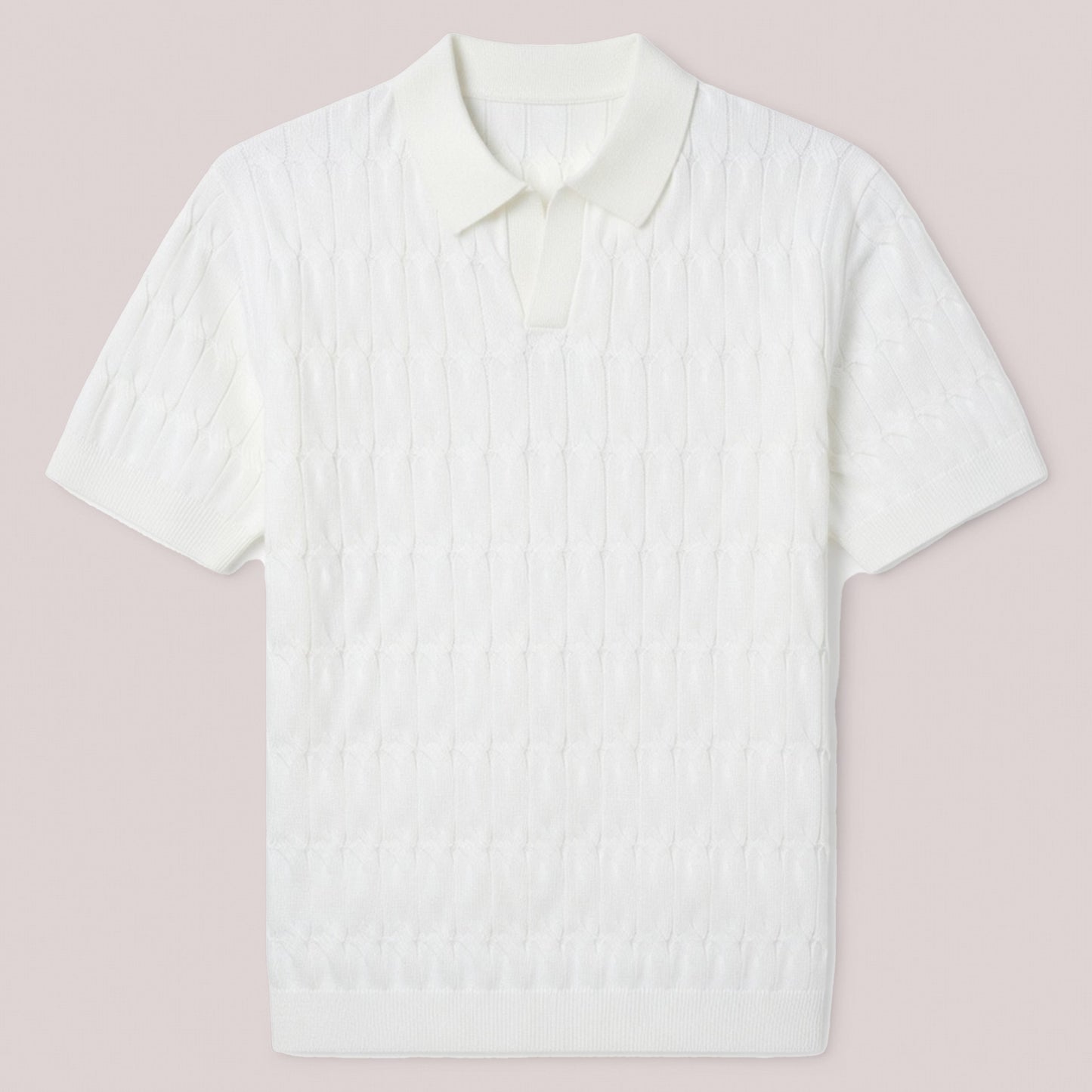 Polo homme coton été polo maille manches courtes style casual élégant