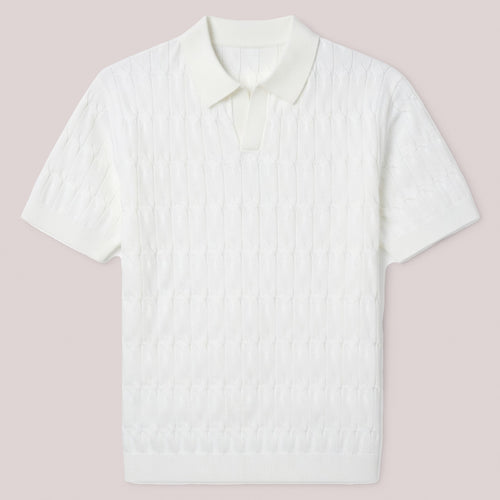 Polo homme coton été polo maille manches courtes style casual élégant