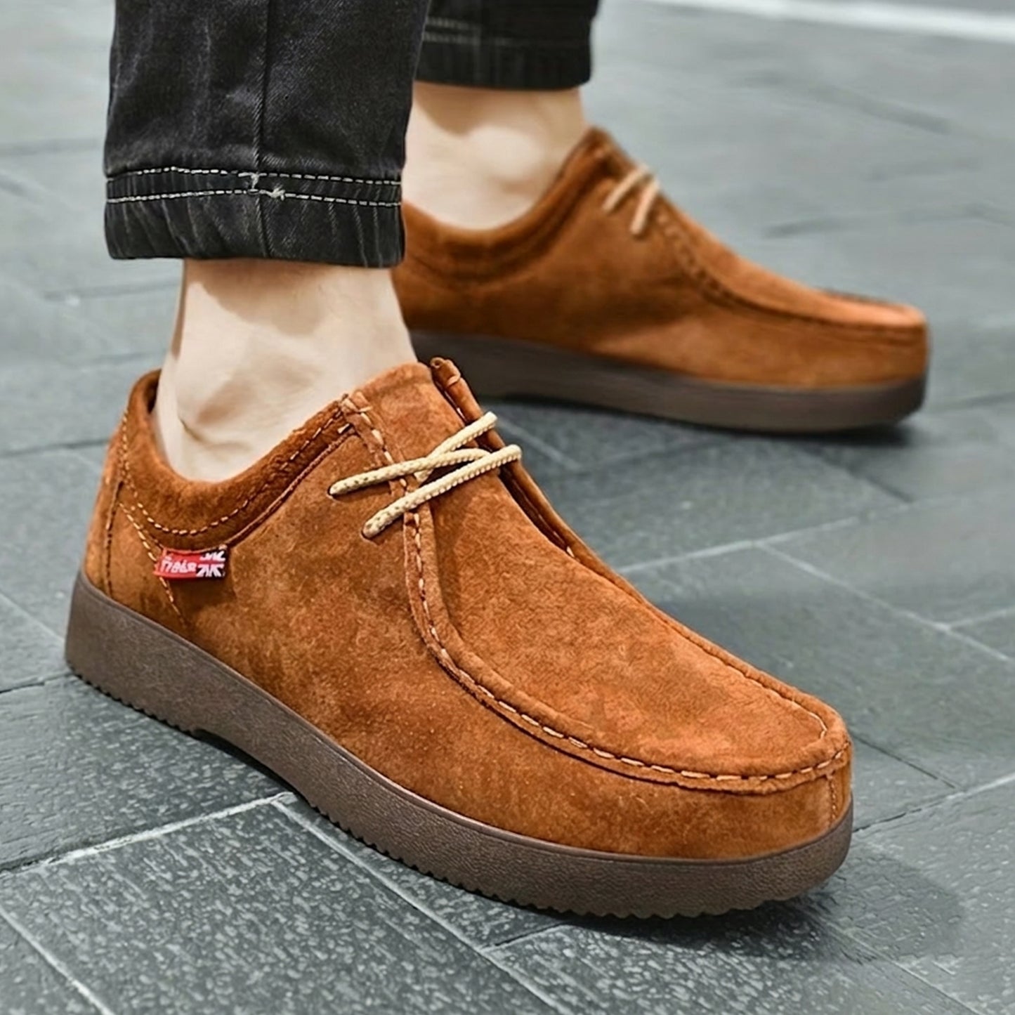 Mocassins homme cuir été chaussures homme slip-on mocassins casual homme