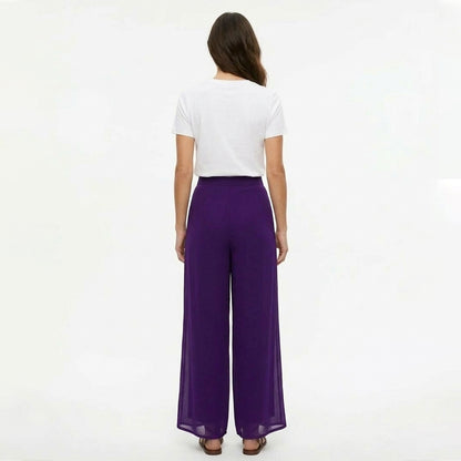 Pantalon femme coton printemps été pantalon ample femme taille élastique