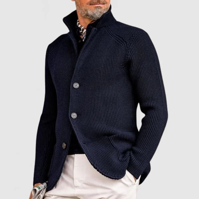 Cardigan Boutonné Tendance Pour Homme | Manches Longues