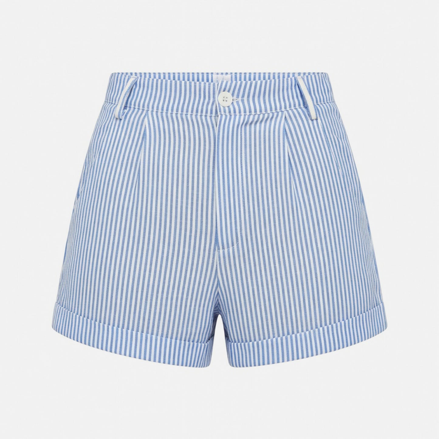 Short femme coton été short ample rayé décontracté femme casual chic