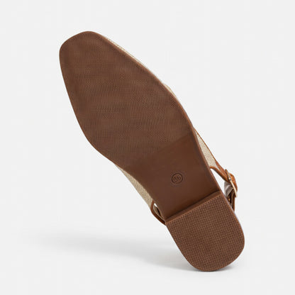 Sandales femme cuir plates boucle métallique été casual