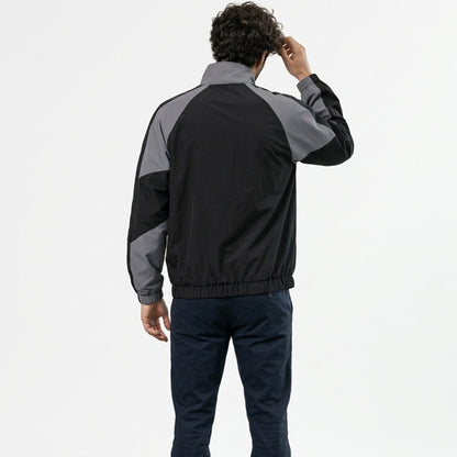 Veste homme polyester printemps automne blouson zippé homme streetwear léger