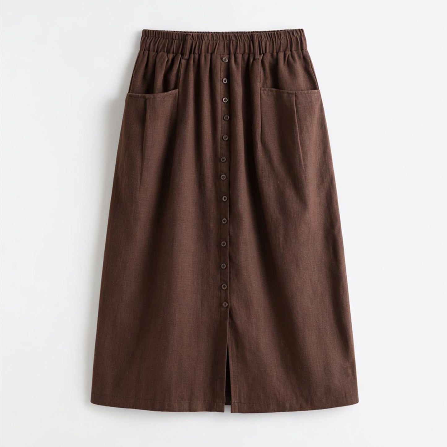 Jupe femme lin printemps été ample vintage décontractée légère