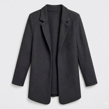 Blazer femme coton été blazer ouvert manches longues léger élégant