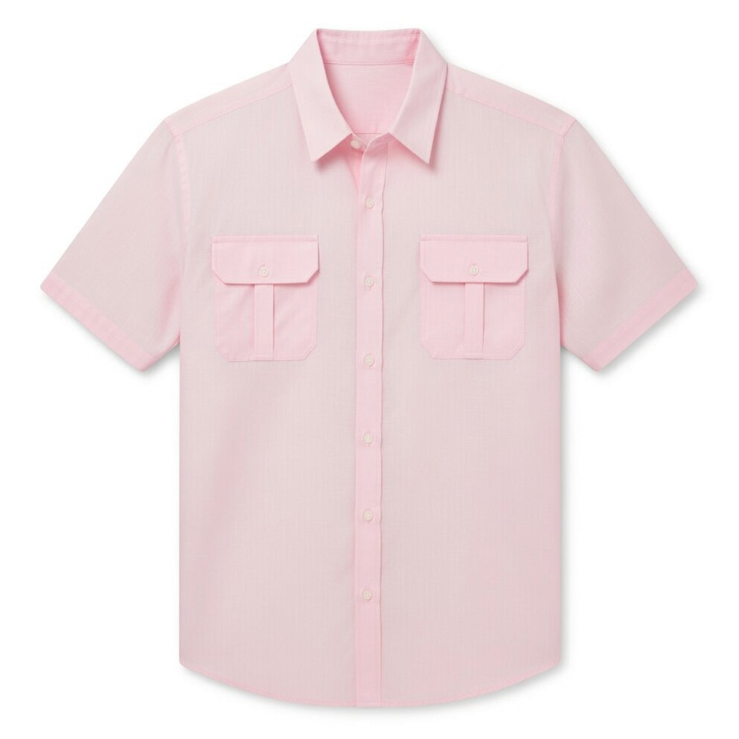 Chemise homme manches courtes en coton léger pour le printemps été