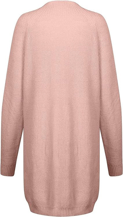 Robe Tricotée Pour L'hiver | Col Roulé