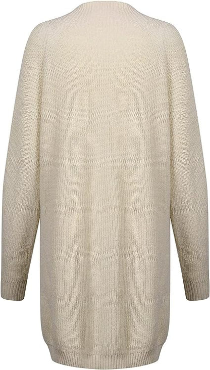 Robe Tricotée Pour L'hiver | Col Roulé