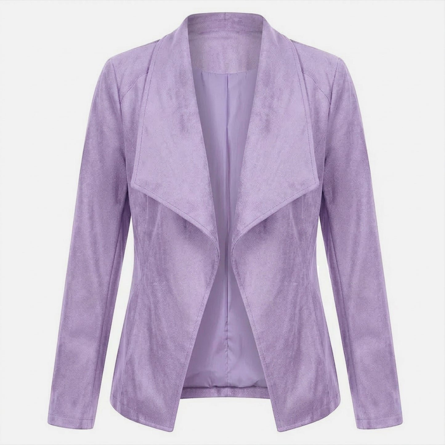 Veste femme coton printemps automne veste ouverte femme manches longues
