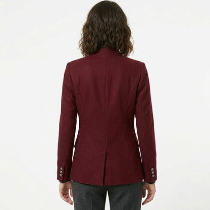 Blazer femme coton été veste blazer femme tailleur élégant