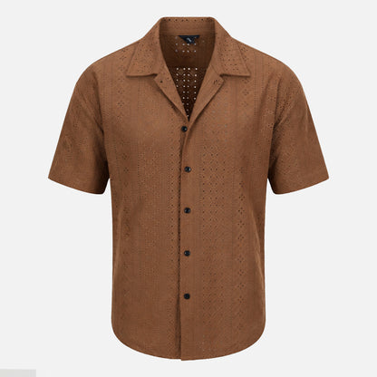 Chemise homme manches longues en coton pour le printemps été