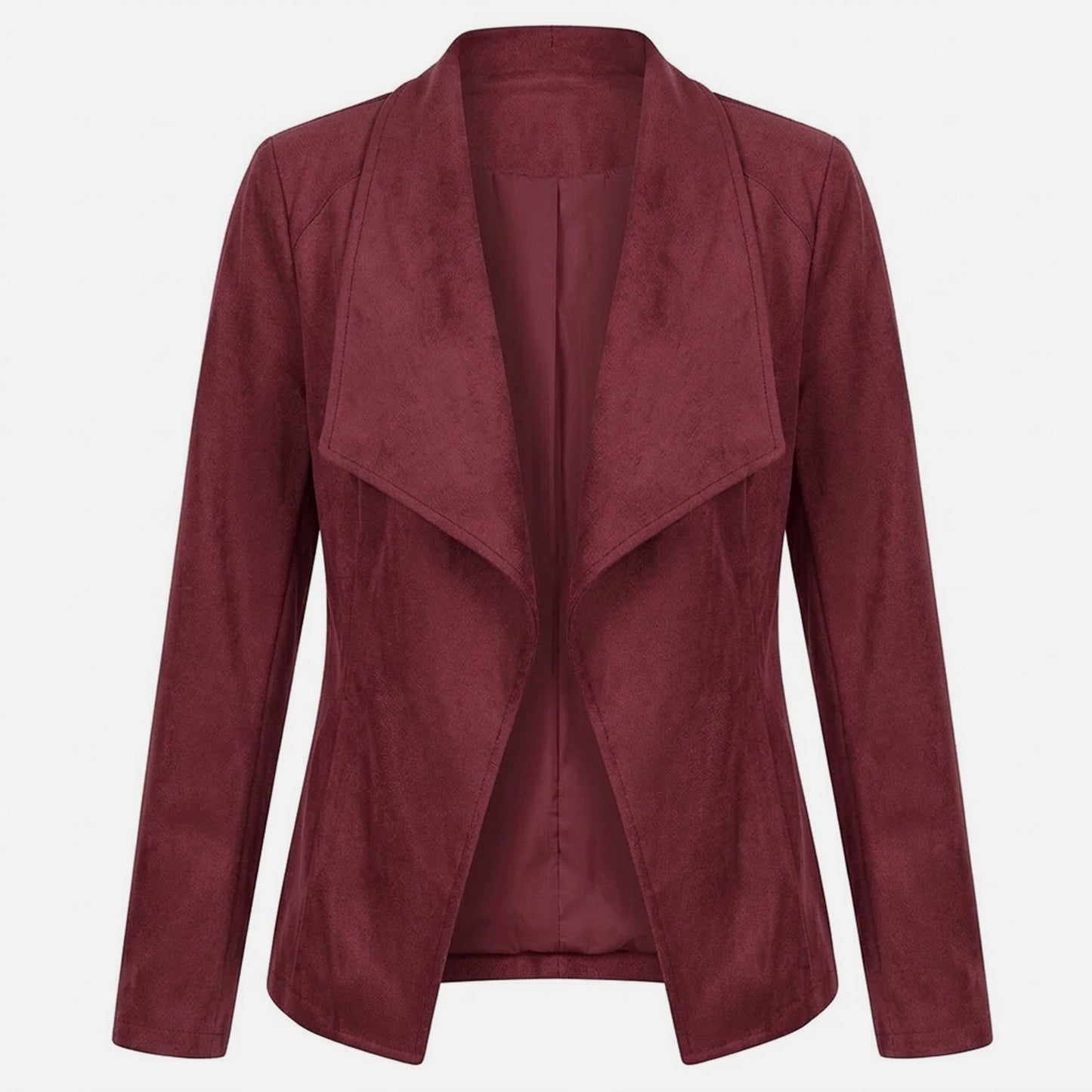 Veste femme coton printemps automne veste ouverte femme manches longues