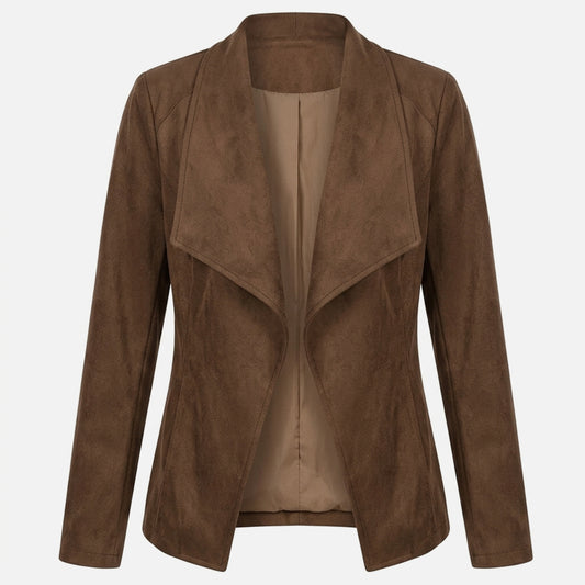 Veste femme coton printemps automne veste ouverte femme manches longues