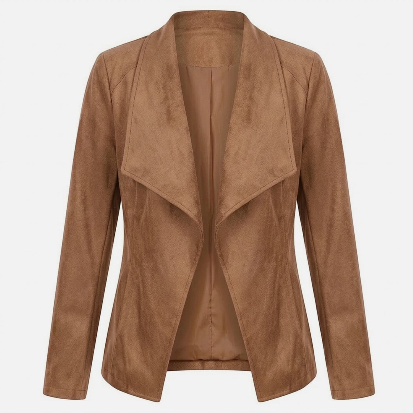 Veste femme coton printemps automne veste ouverte femme manches longues