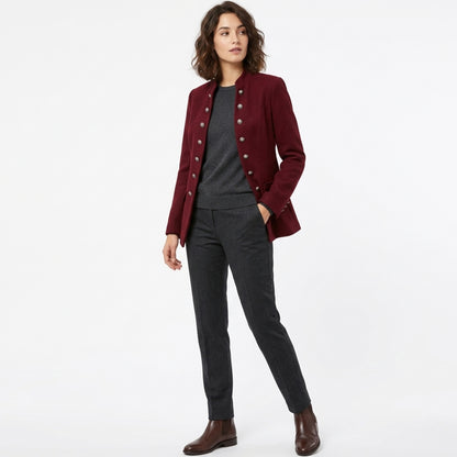 Blazer femme coton été veste blazer femme tailleur élégant