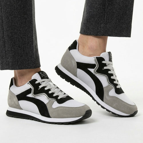Baskets femme cuir vintage printemps été chaussures sport lacets semelle souple