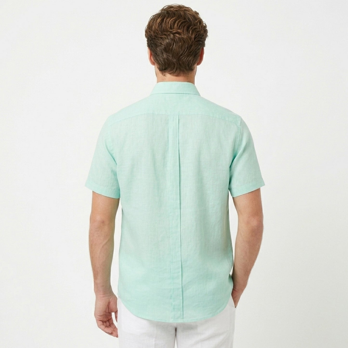 Chemise homme manches courtes en coton léger pour le printemps été