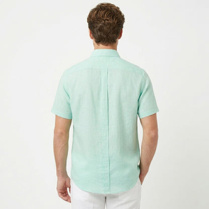 Chemise homme manches courtes en coton léger pour le printemps été