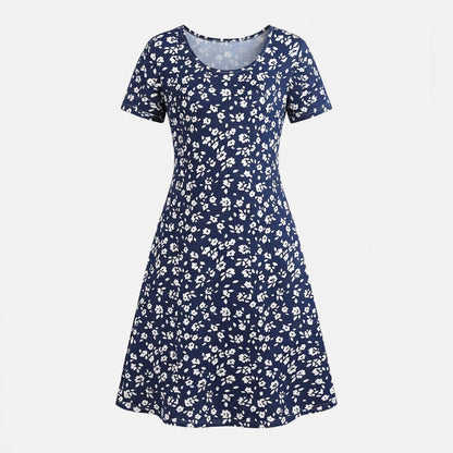 Robe femme coton fleurie été bohème robe vacances fluide élégante