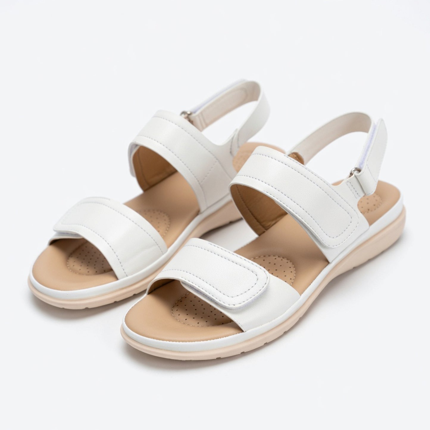Sandales femme cuir printemps été confort semelle soutien voûte plantaire