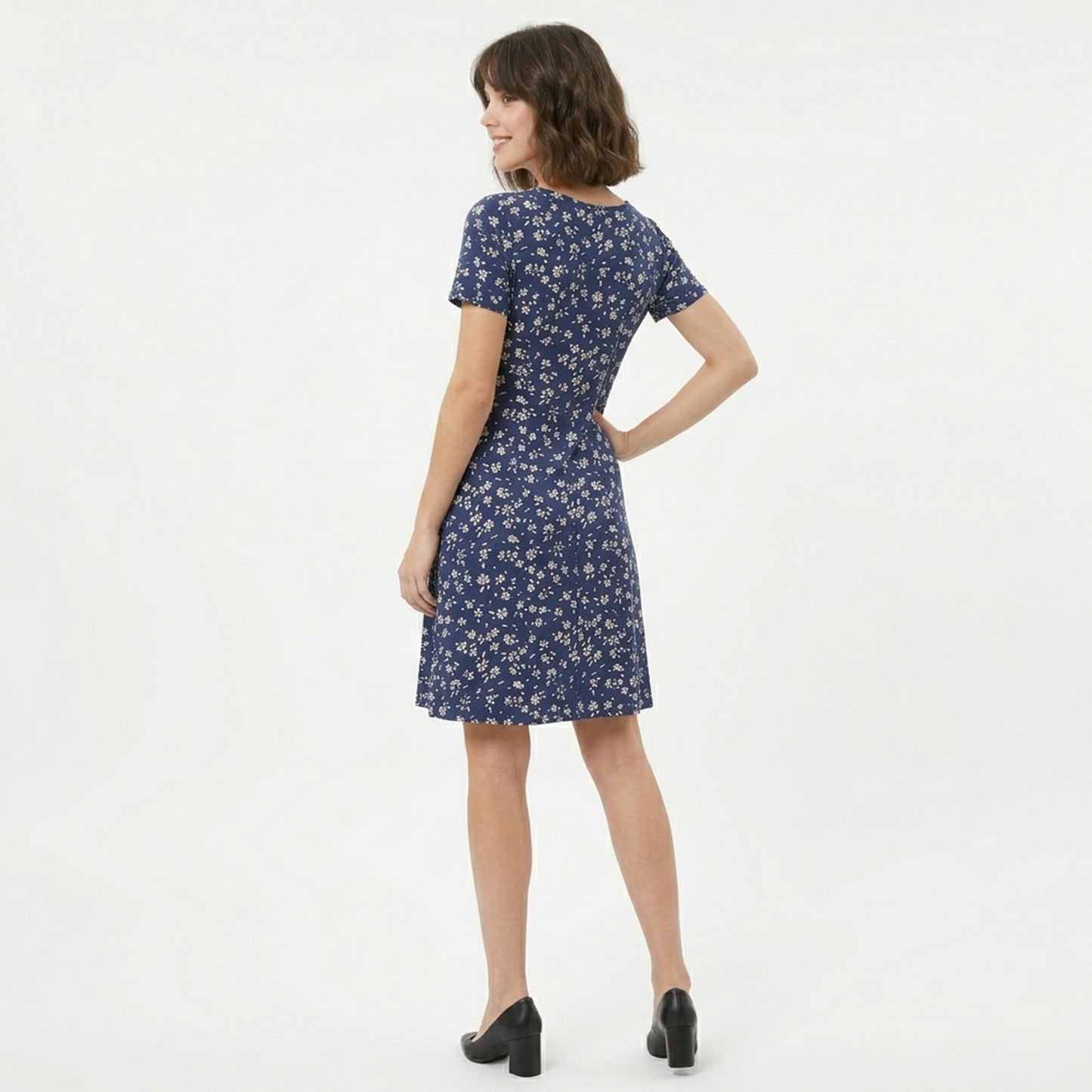 Robe femme coton fleurie été bohème robe vacances fluide élégante